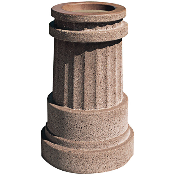 Wausau Tile Deerfield TF2020 Round Concrete Cigarette Receptacle