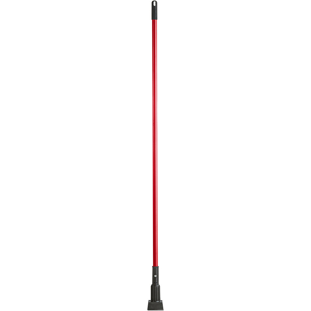 Lavex 60" Red Jaw Style Metal Mop Handle