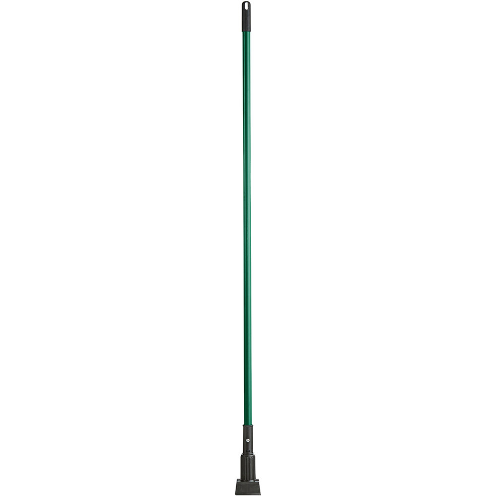 Lavex 60" Green Jaw Style Metal Mop Handle