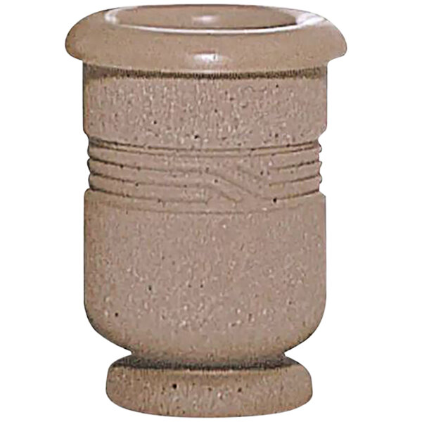 Wausau Tile WS2012 Classical Round Concrete Cigarette Receptacle