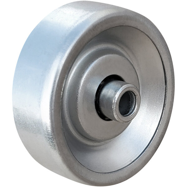 Lavex 1 15/16" Zinc-Plated Steel Skate Wheel for Gravity Roller Conveyors - 55 lb. Capacity