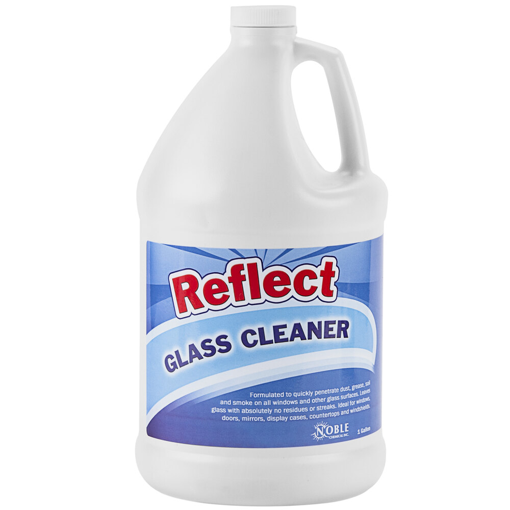 Noble Reflect 1 Gallon / 128 oz. Ready-to-Use Glass / Multi-Surface Spray Cleaner - 4/Case