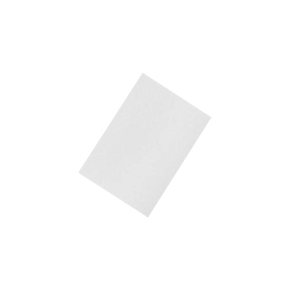 Powr-Flite WT1420 14" x 20" White Polish Pad - 5/Case