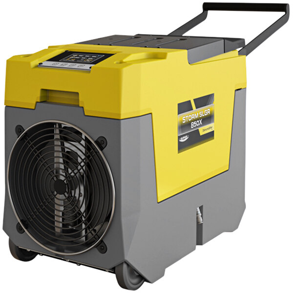 AlorAir Storm LGR 850X Yellow Smart Wi-Fi Enabled Commercial Dehumidifier with Pump - 115V