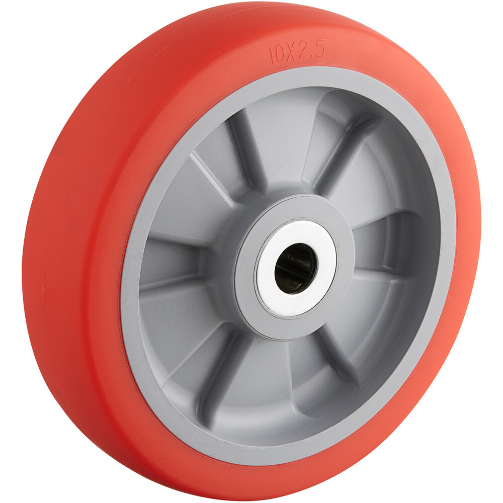 Wesco Industrial Products 1,200 lb. 10" Moldon Polyurethane on Polypropylene Hub Wheel for Heavy-Duty Appliance Hand Trucks 053730