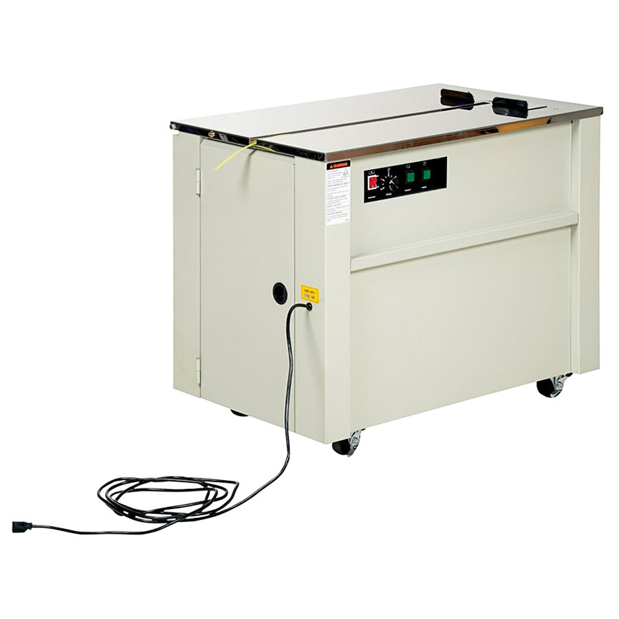 Vestil S-2001 Semi-Automatic Cream Steel Strapping Machine - 115V