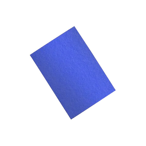 Powr-Flite BL1420 14" x 20" Blue Cleaner Pad - 5/Case