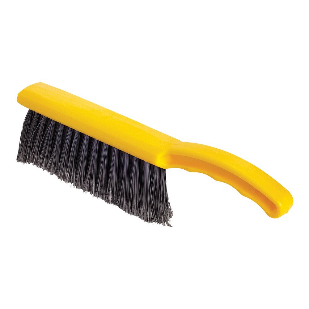 Rubbermaid® FG634200SILV 12 1/2" Yellow Polypropylene Counter Brush