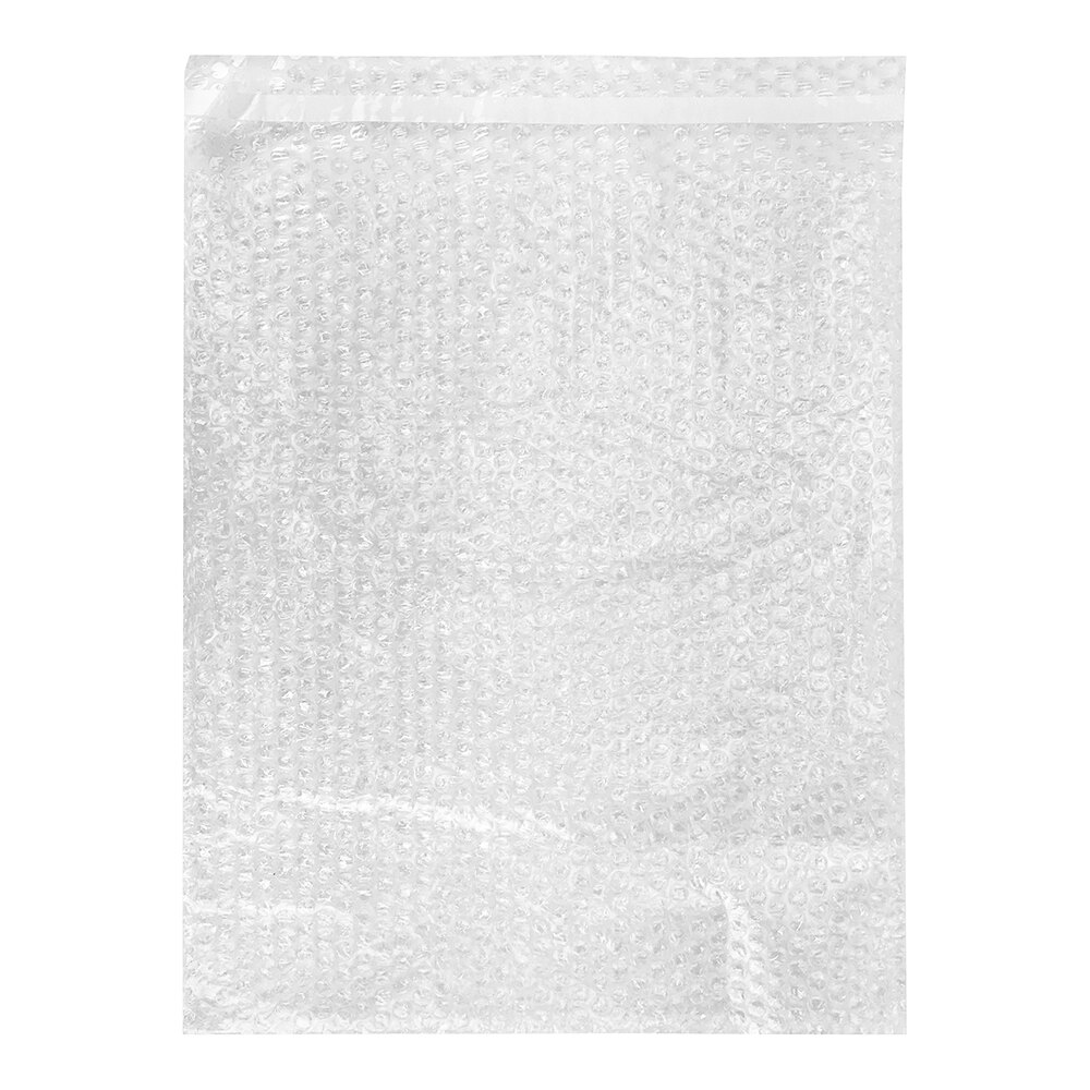 Lavex 8" x 11 1/2" Self-Seal Bubble Bag - 350/Case