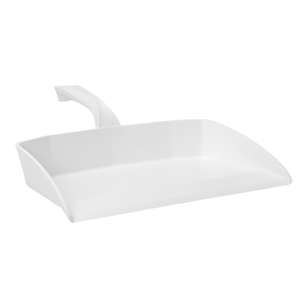 Vikan 56605 11 5/8" White Dustpan