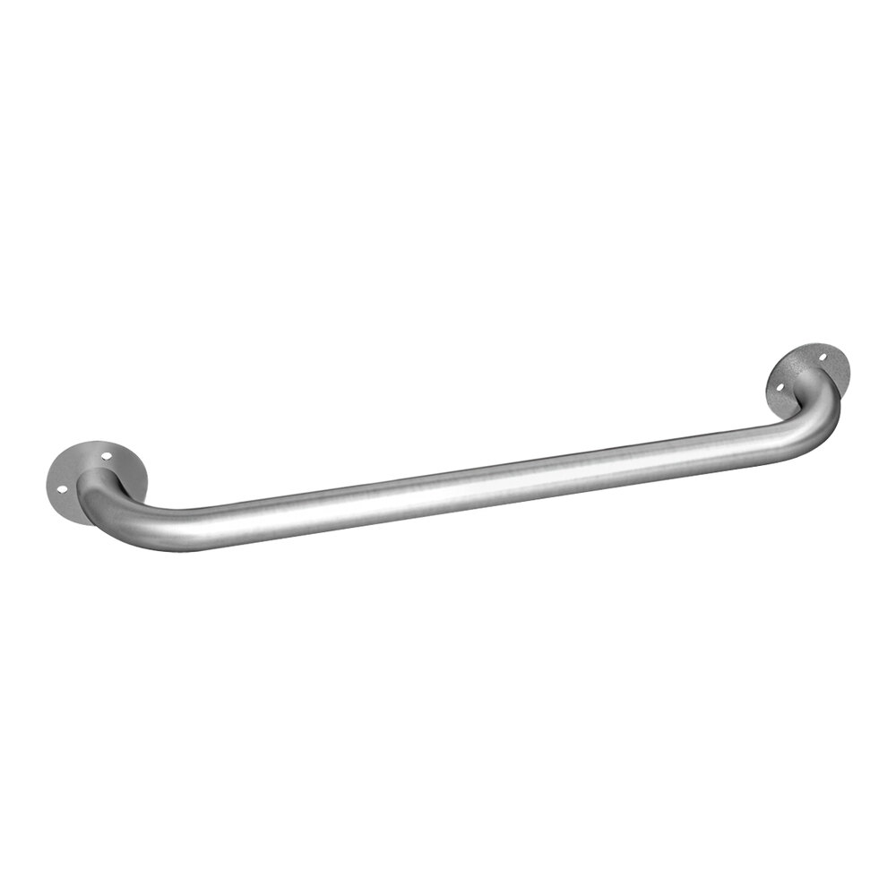 American Specialties, Inc. 10-159 18" Stainless Steel Front-Mounted Security Grab Bar