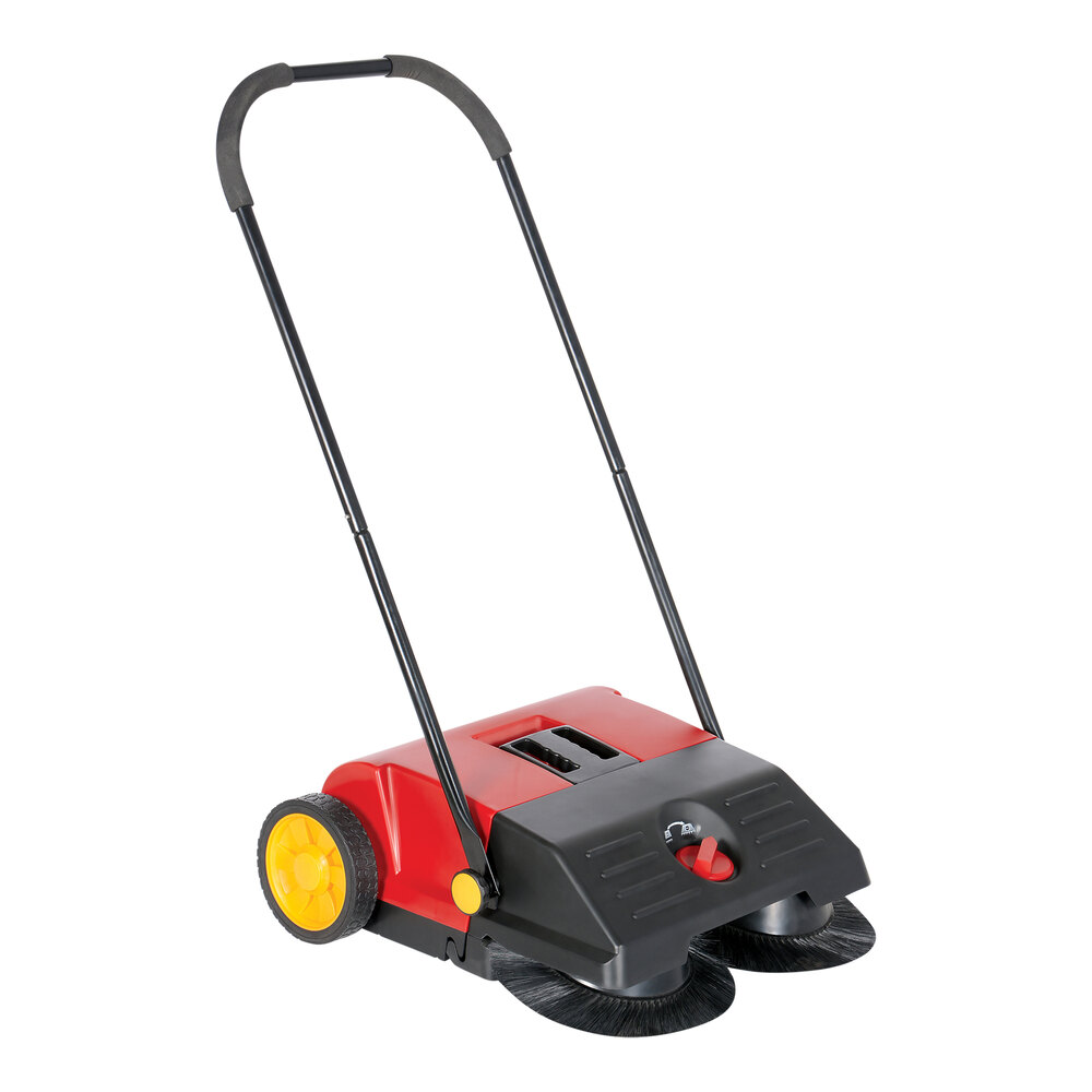 Vestil HJAN-SM 22" 6 Gallon Gear-Driven Manual Brush Sweeper