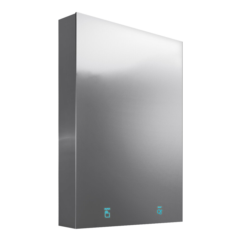 American Specialties, Inc. Velare 10-0663-T Stainless Steel Cabinet with Frameless Mirror, Foam Soap Dispenser, and Paper Towel Dispenser