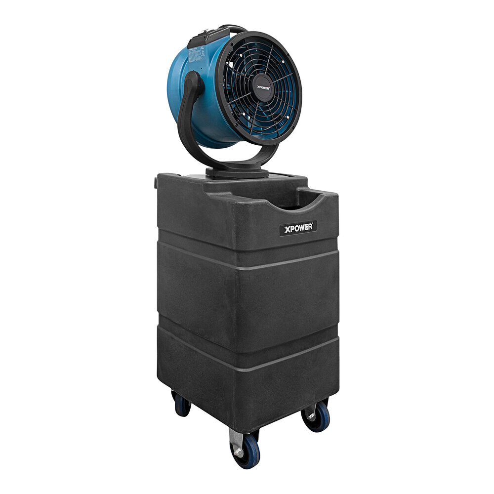 XPOWER Portable 3-Speed Indoor / Outdoor Cooling Misting Fan / Air Circulator with Water Pump and 23.7 Gallon Reservoir Tank - 1700CFM; 115V - FM-88WK2