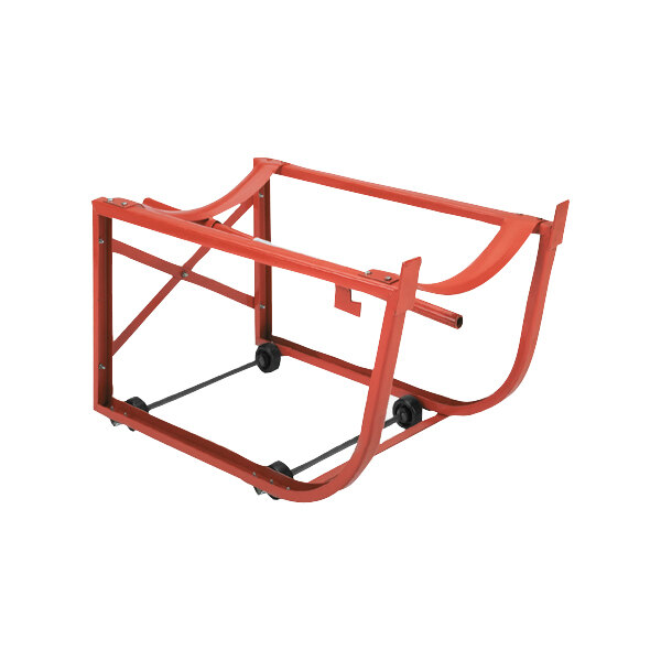 Wesco Industrial Products CWO-10 600 lb. Steel Drum Cradle with 4 Inboard Polyolefin Wheels 240022