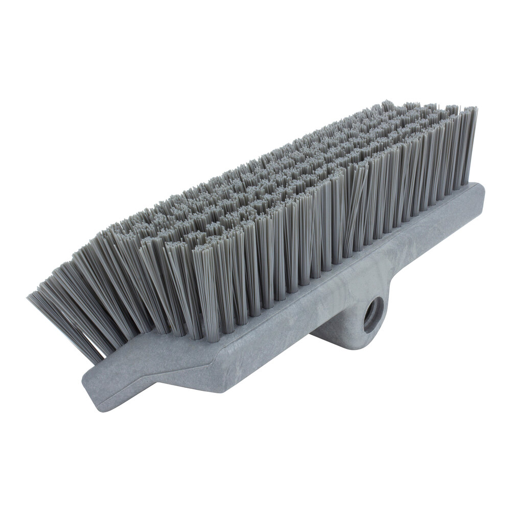 Carlisle Sparta Hi-Lo 40423EC23 10" Gray Floor Scrub Brush