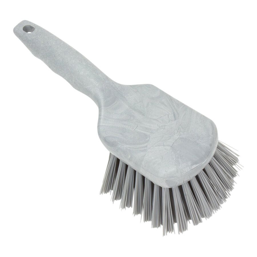 Carlisle Sparta 40541EC23 8" Gray Floating Utility / Pot Scrub Brush