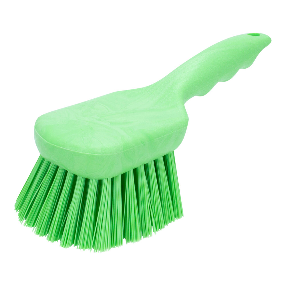 Carlisle Sparta 40541EC75 8" Lime Floating Utility / Pot Scrub Brush