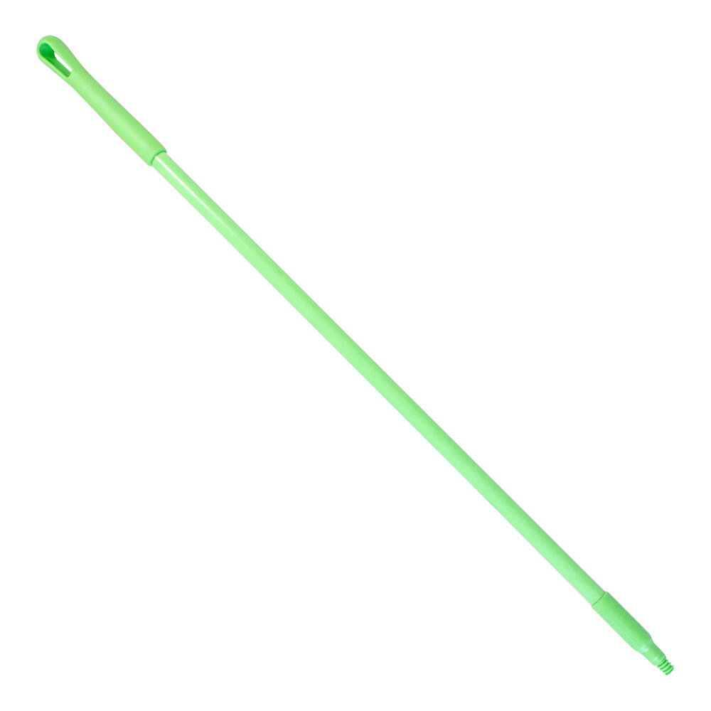Carlisle Sparta 41225EC75 48" Lime Threaded Fiberglass Broom Handle