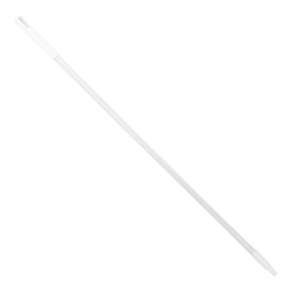 Carlisle Sparta 41226EC02 72" White Threaded Fiberglass Broom / Squeegee Handle