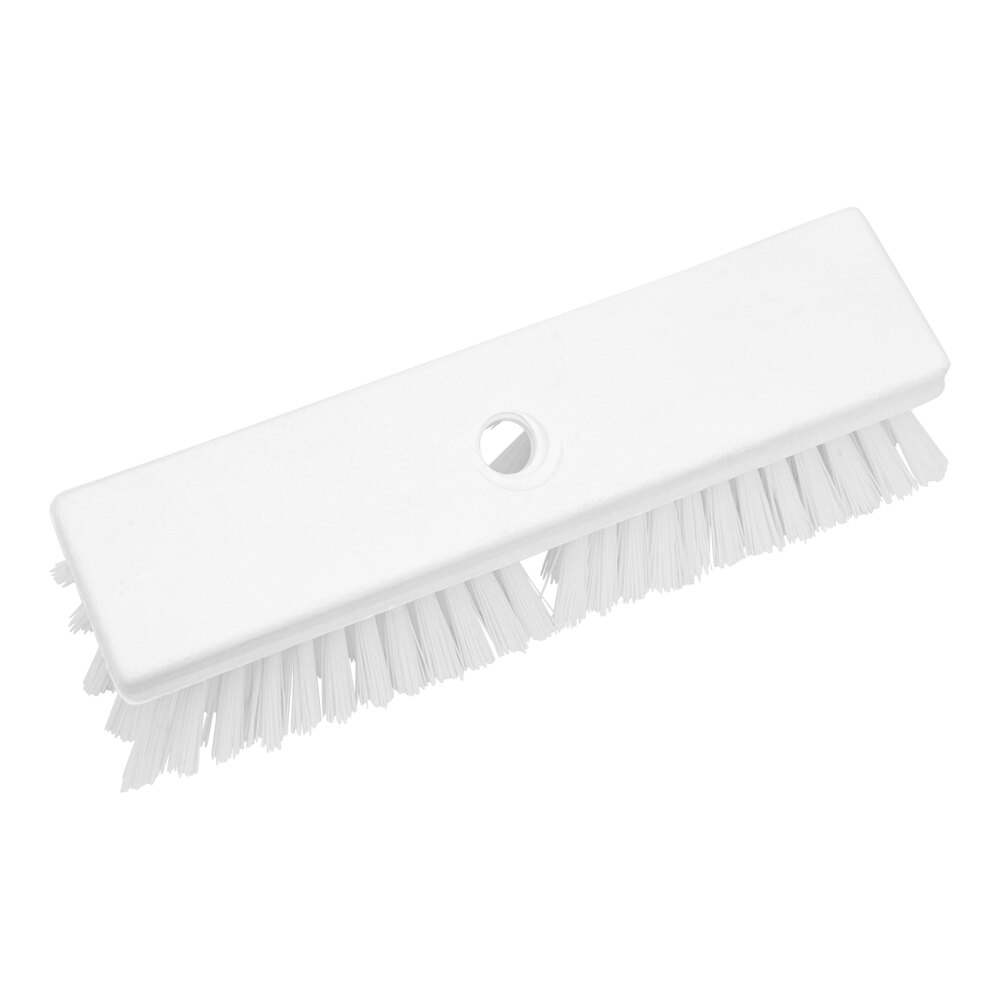Carlisle Sparta 41722EC02 10" White Deck Scrub Brush