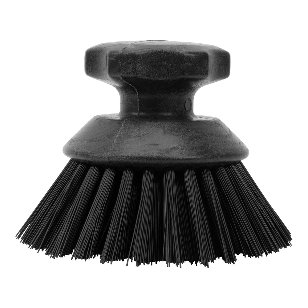 Carlisle Sparta 42395EC03 5" Black Round Palm Scrub Brush
