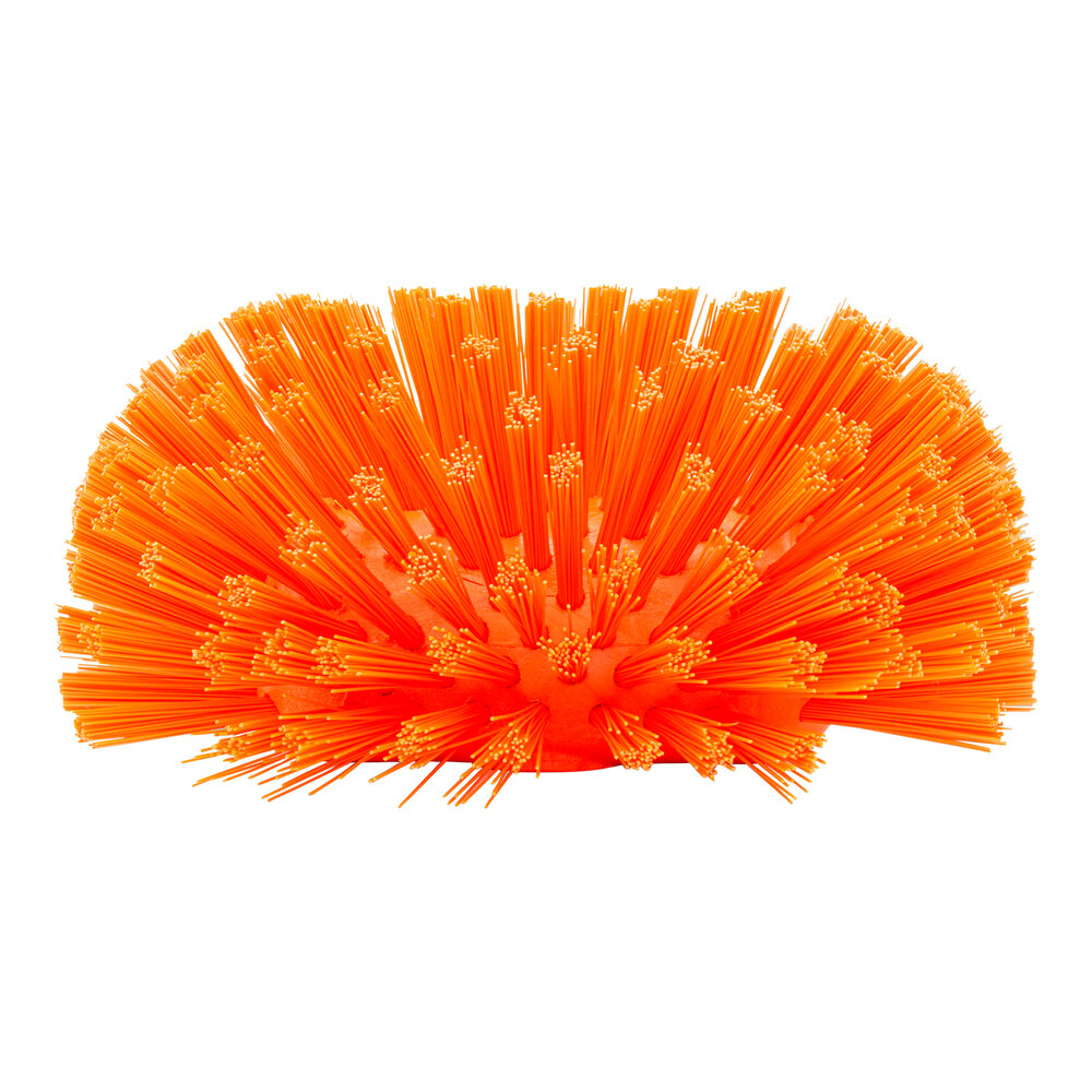Carlisle Sparta 40041EC24 7 1/2" Orange Tank & Kettle Brush with Polyester Bristles