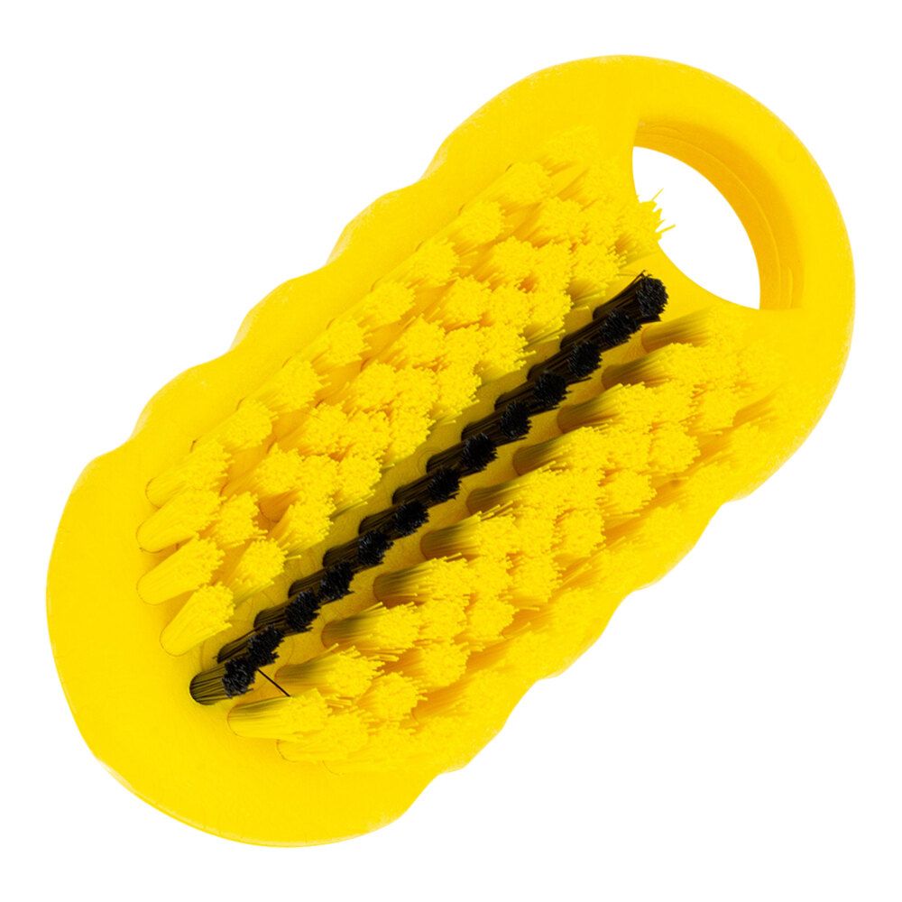 Carlisle Sparta 40020EC04 Yellow 5" Hand and Nail Brush