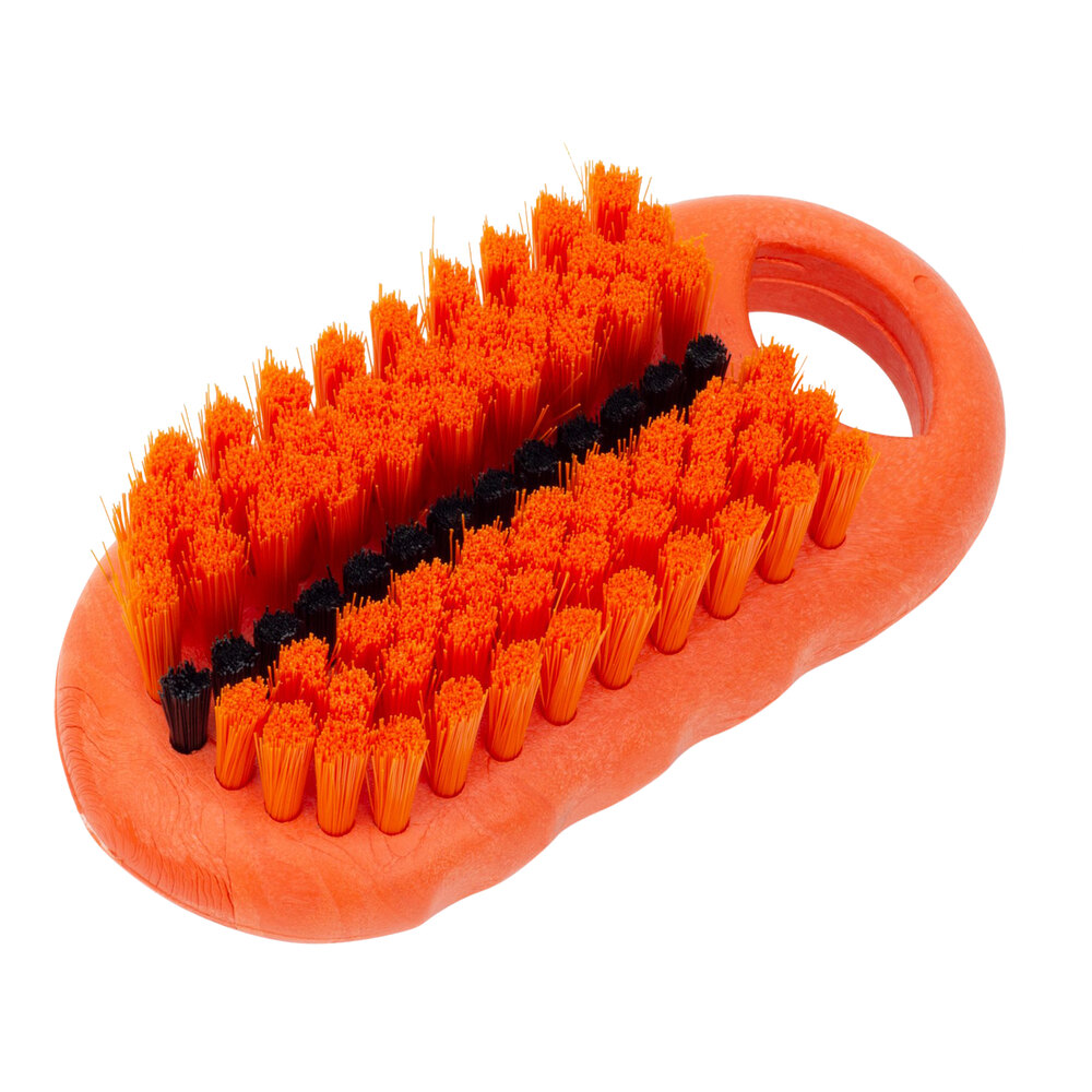 Carlisle Sparta 40020EC24 Orange 5" Hand and Nail Brush