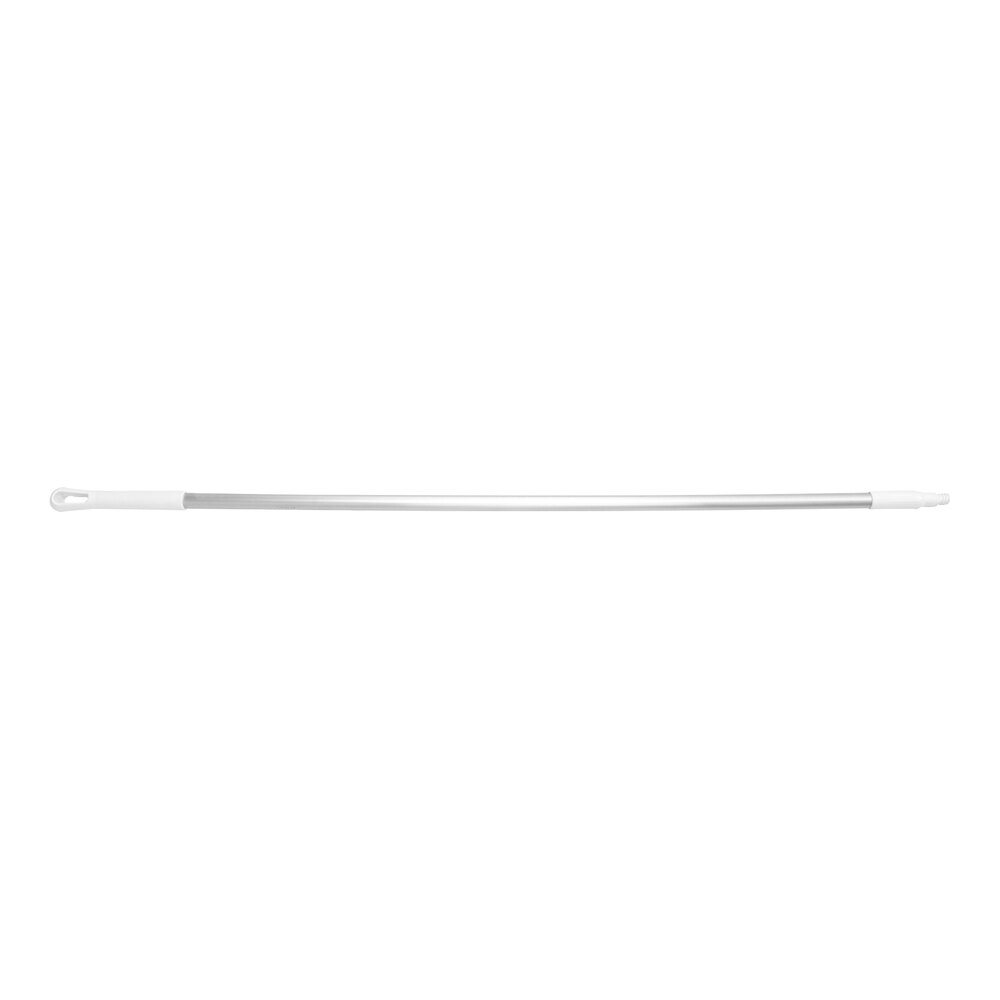 Carlisle Sparta 40226EC02 60" White Threaded Aluminum Broom / Squeegee Handle