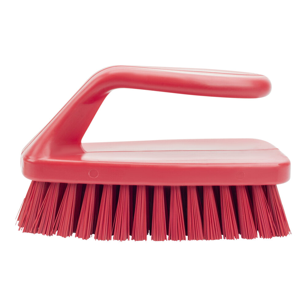 Carlisle Sparta 40024EC05 Red 6" Hand Scrub Brush