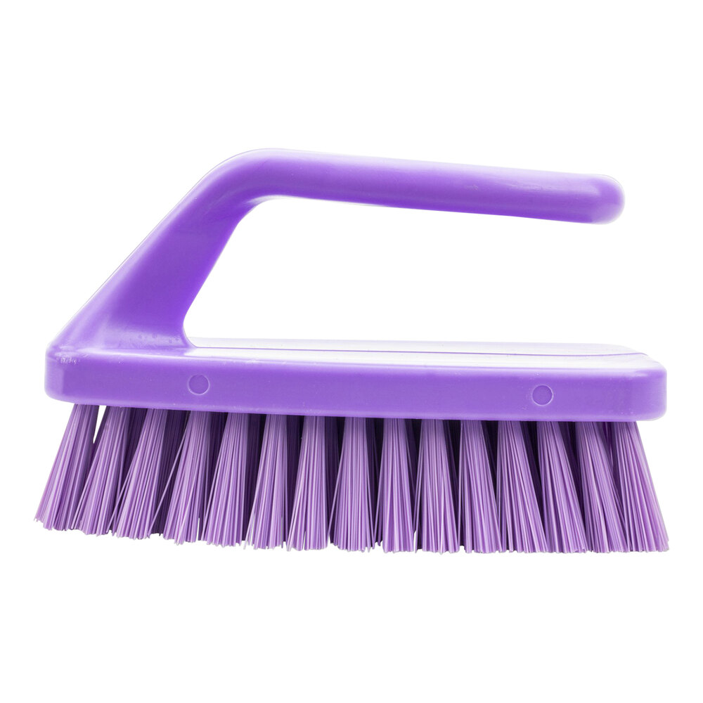 Carlisle Sparta 40024EC68 Purple 6" Hand Scrub Brush