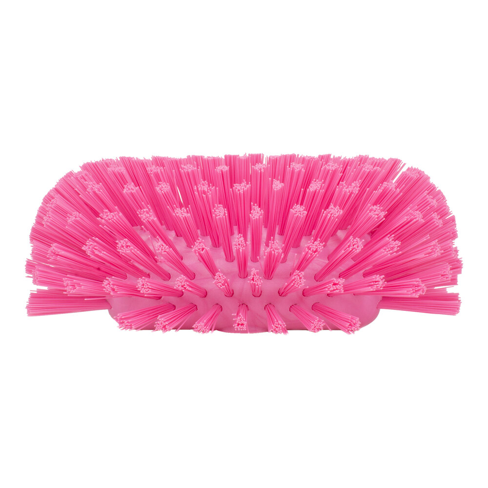Carlisle Sparta 40043EC26 9 1/2" Pink Tank & Kettle Brush with Polyester Bristles