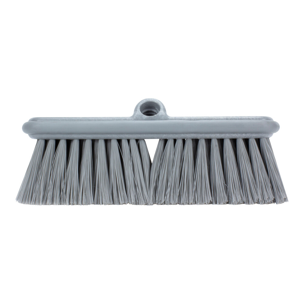Carlisle Sparta Flo Thru 40050EC23 9 1/2" Gray Flagged Vehicle and Wall Cleaning Brush