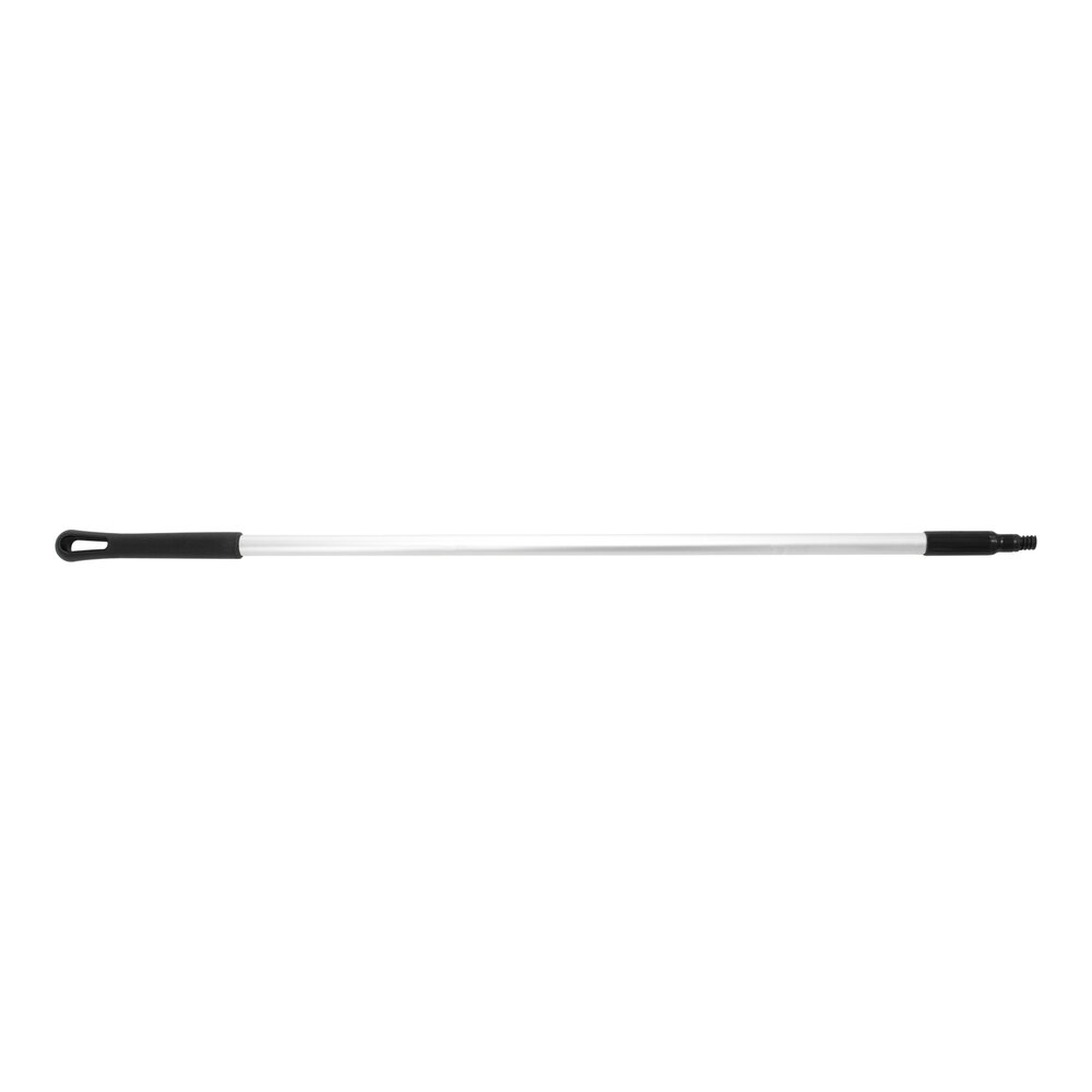 Carlisle Sparta 40216EC03 48" Black Threaded Aluminum Broom / Squeegee Handle