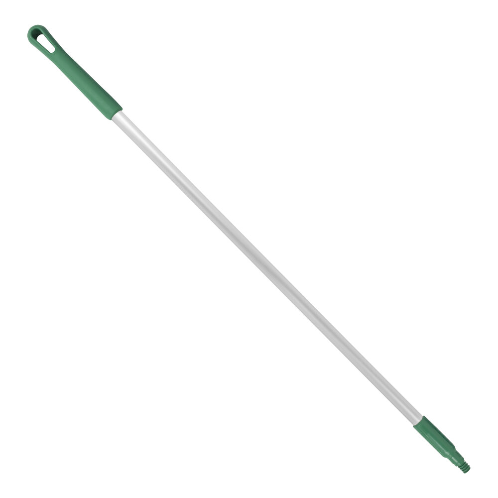 Carlisle Sparta 40216EC09 48" Green Threaded Aluminum Broom / Squeegee Handle