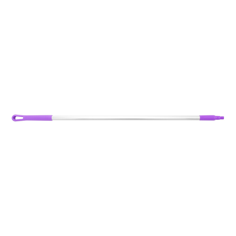 Carlisle Sparta 40216EC68 48" Purple Threaded Aluminum Broom / Squeegee Handle