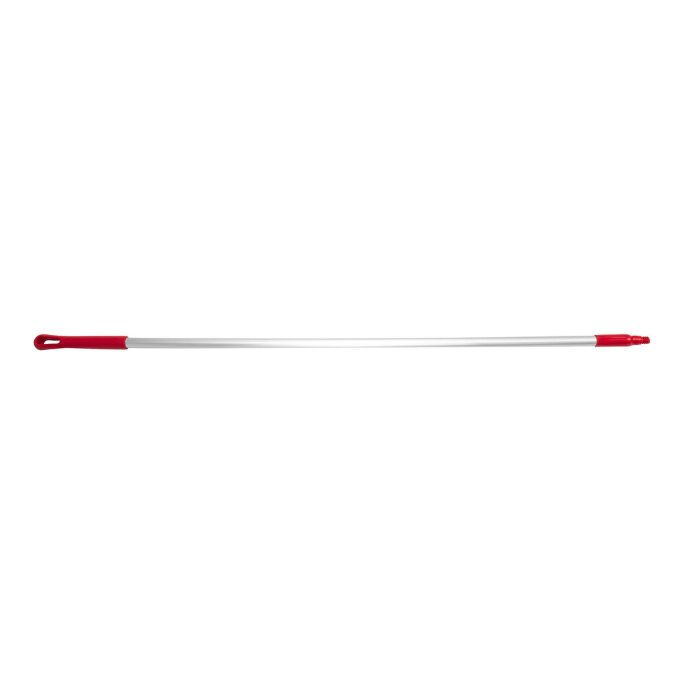 Carlisle Sparta 40226EC05 60" Red Threaded Aluminum Broom / Squeegee Handle