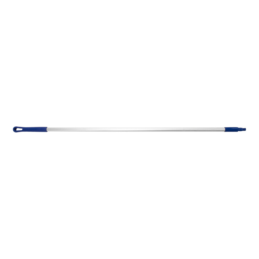 Carlisle Sparta 40226EC14 60" Blue Threaded Aluminum Broom / Squeegee Handle
