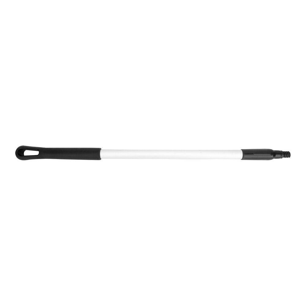Carlisle Sparta 40246EC03 30" Black Threaded Aluminum Broom / Squeegee Handle