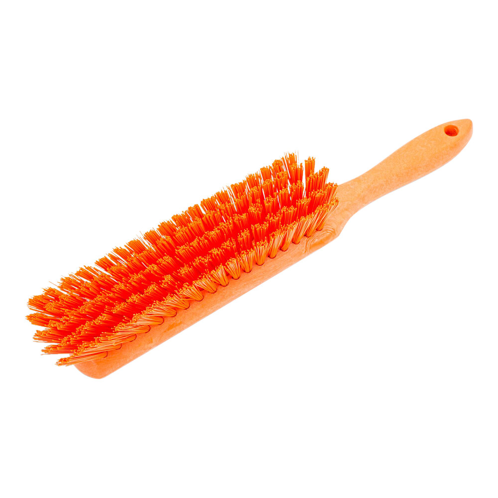 Carlisle Sparta 40480EC24 8" Orange Soft Polyester Counter Brush