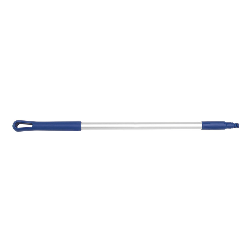 Carlisle Sparta 40246EC14 30" Blue Threaded Aluminum Broom / Squeegee Handle
