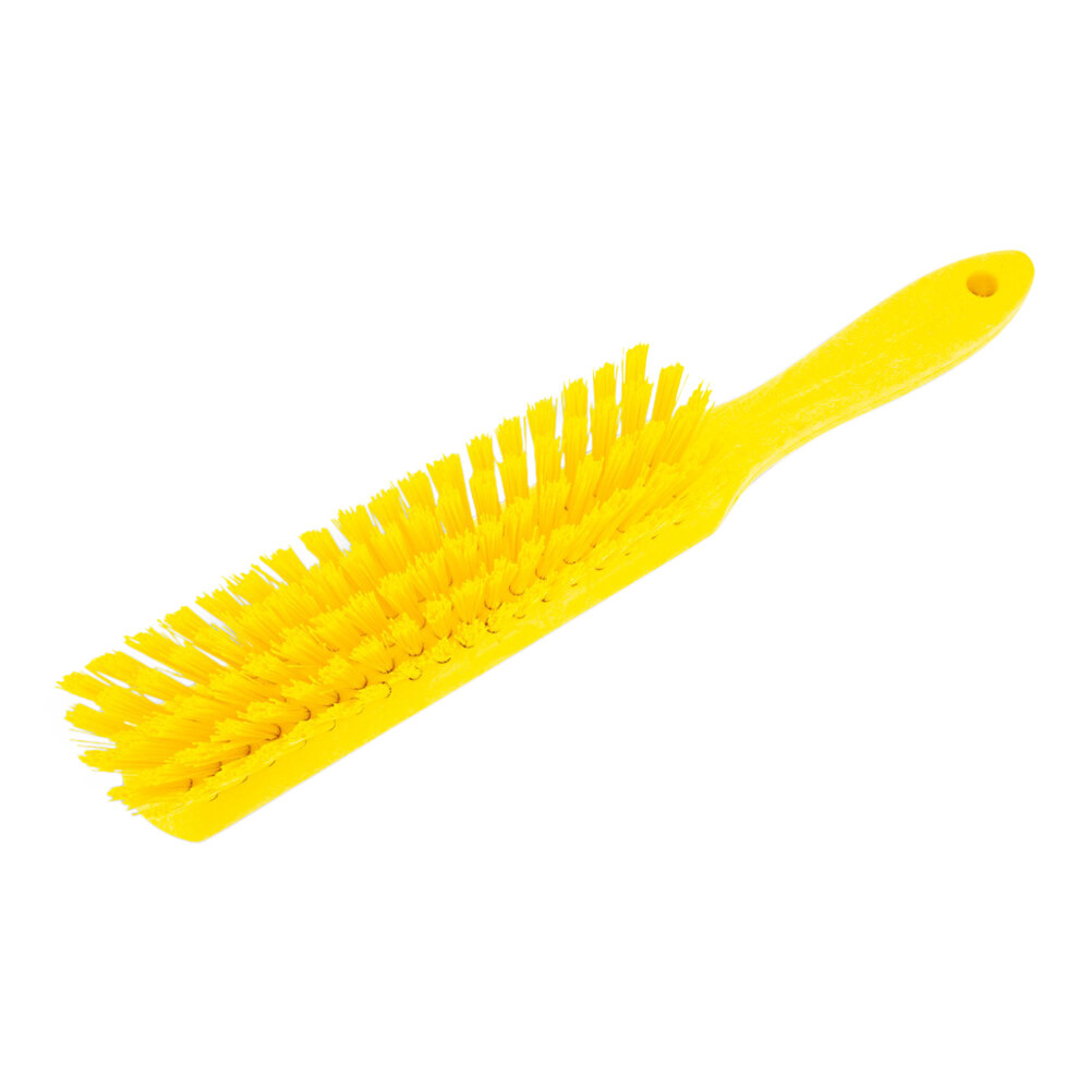 Carlisle Sparta 40480EC04 8" Yellow Soft Polyester Counter Brush