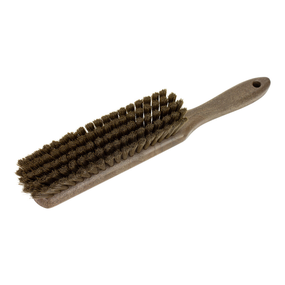Carlisle Sparta 40480EC01 8" Brown Soft Polyester Counter Brush
