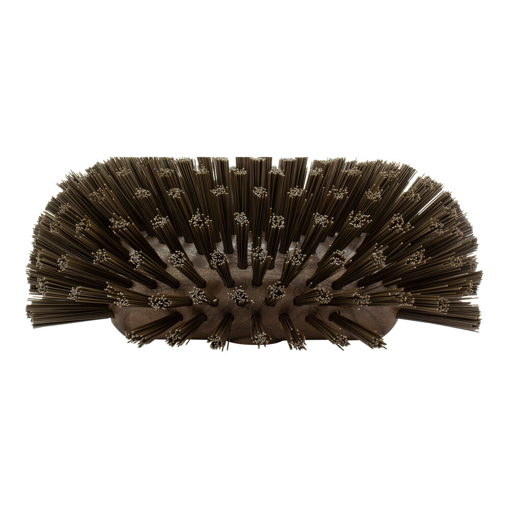 Carlisle Sparta 40043EC01 9 1/2" Brown Tank & Kettle Brush with Polyester Bristles