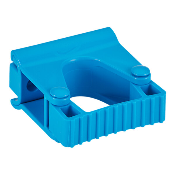 Vikan 10133 3" Blue Grip Band Hygienic Wall Bracket