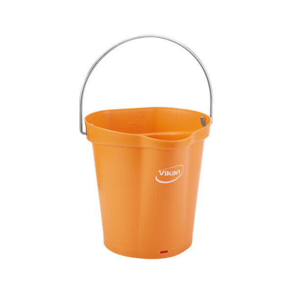 Vikan 56887 1.5 Gallon Orange Bucket