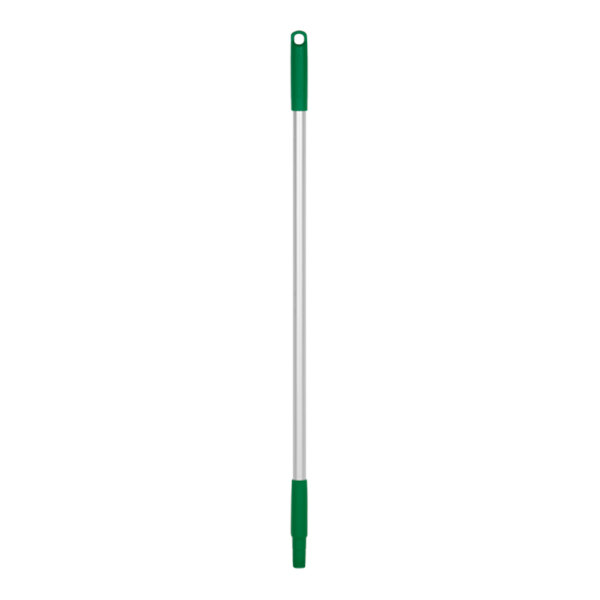Vikan 29312 33 1/8" Green Threaded Aluminum Handle