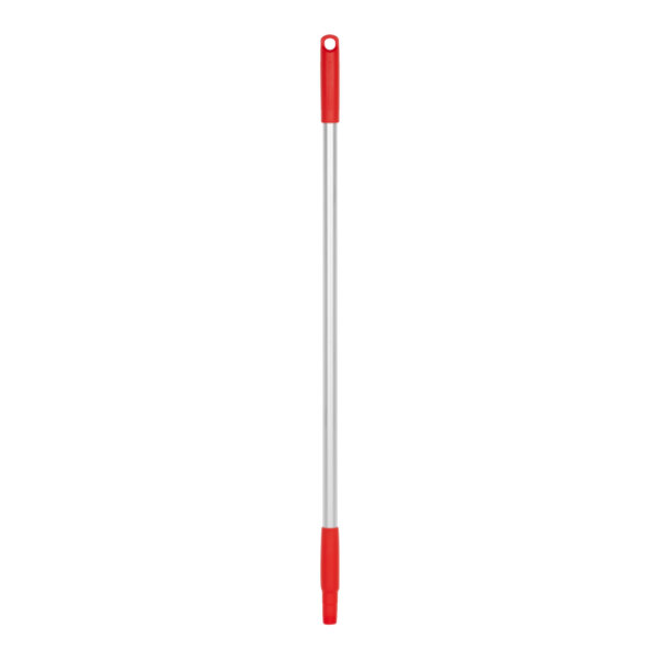 Vikan 29314 33 1/8" Red Threaded Aluminum Handle