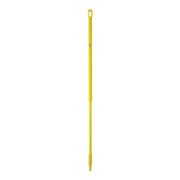 Vikan 29366 51 5/8" Yellow Threaded Fiberglass Handle